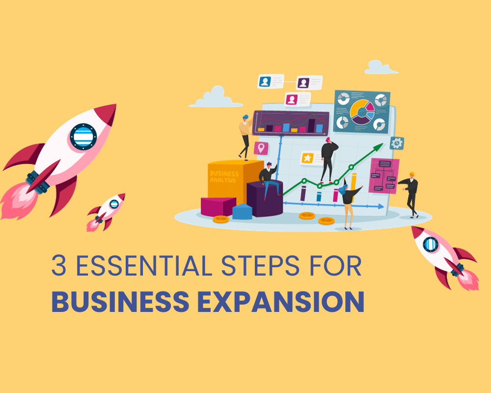 3 Essential Steps for Business Expansion | A Compact Guide for Entrepreneurs